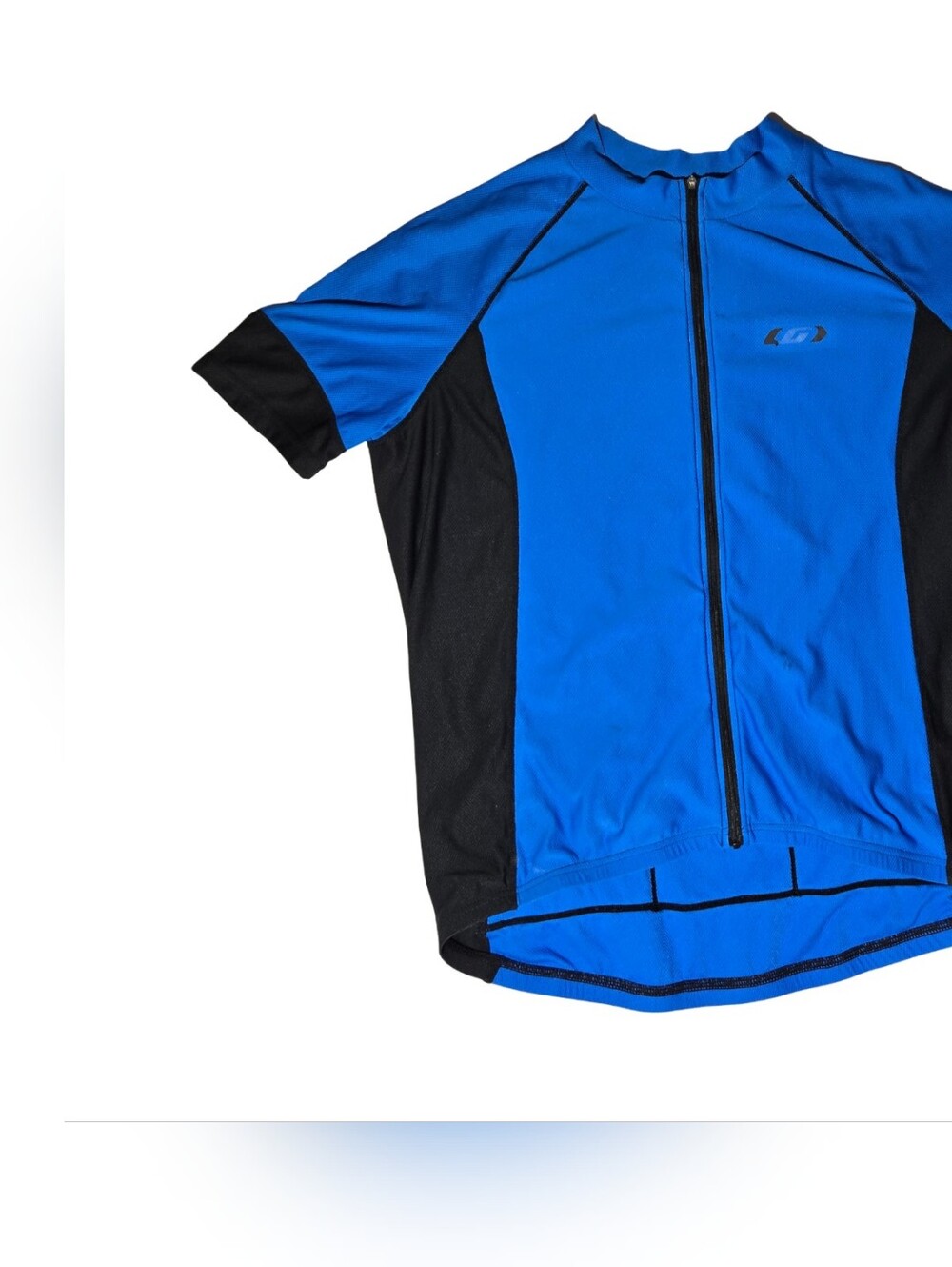 LG Blue and Black Men's Cycling Performance Jacket Mens XL